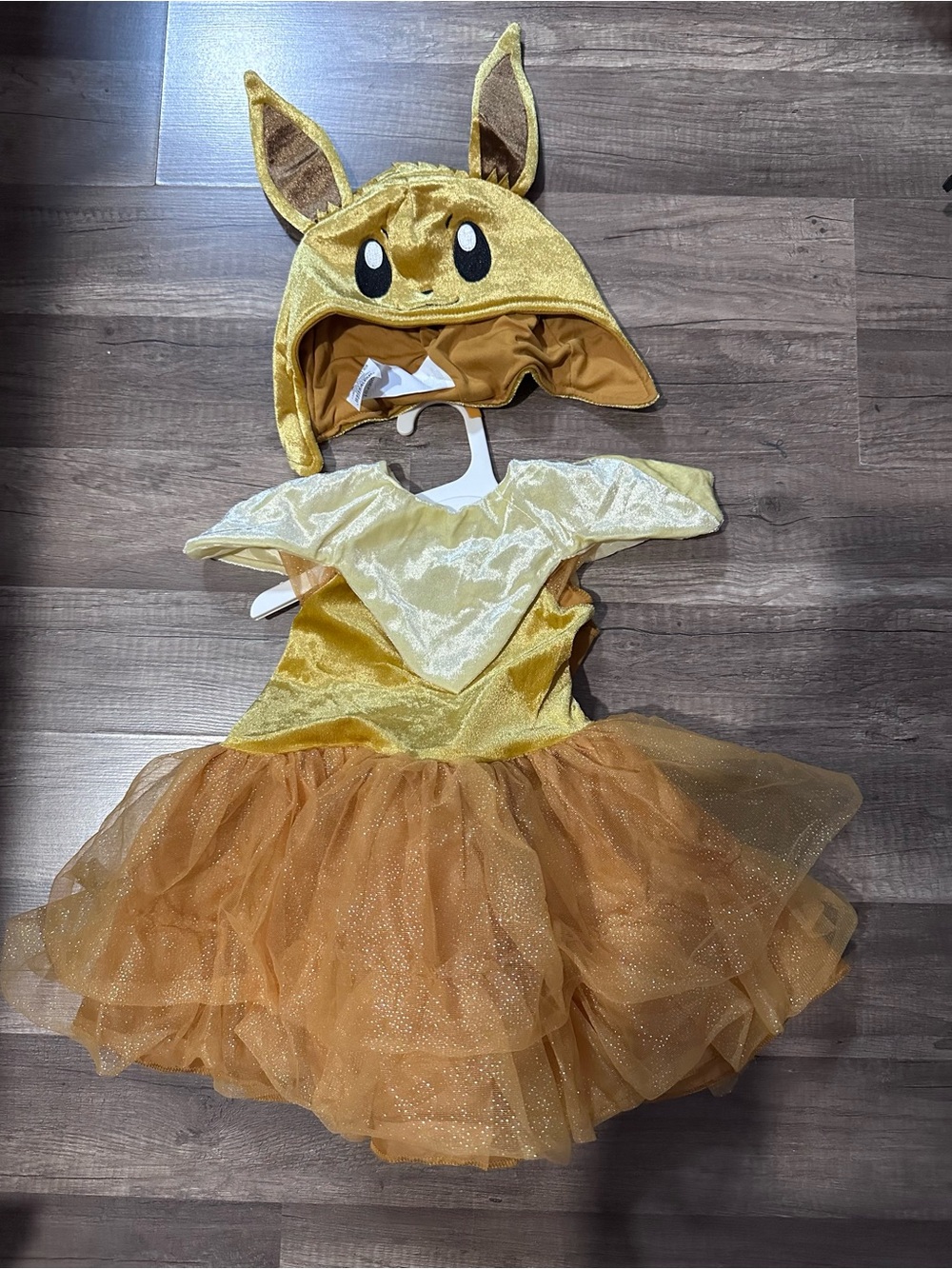 Kids Girls Toddler Halloween Pokemon Eevee Costume